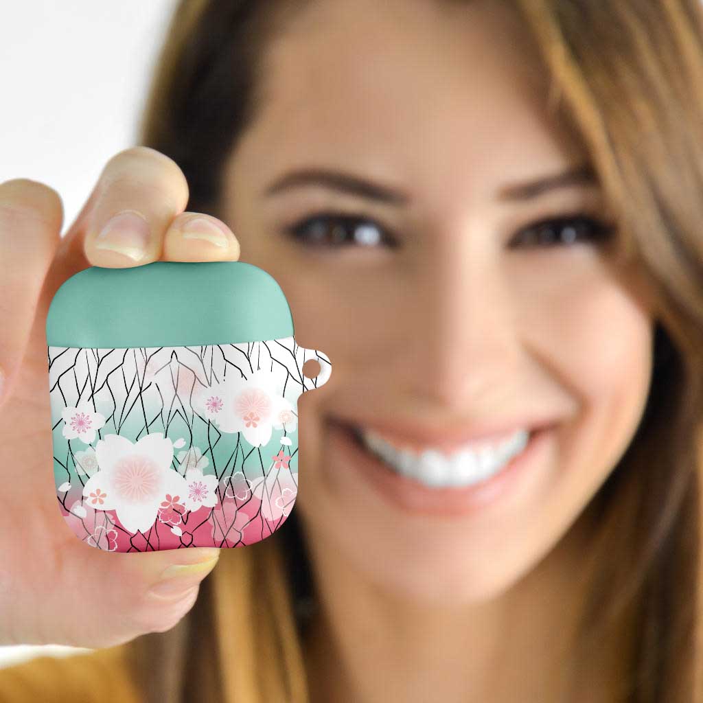 Japanese Kocho Pattern AirPods Case Insect Pillar Butterfly Flower Fairy - Polynesian Pride