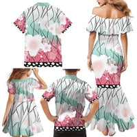 Japanese Kocho Pattern Family Matching Mermaid Dress and Hawaiian Shirt Insect Pillar Butterfly Flower Fairy LT9 - Polynesian Pride