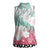 Japanese Kocho Pattern Women Sleeveless Polo Shirt Insect Pillar Butterfly Flower Fairy - Polynesian Pride