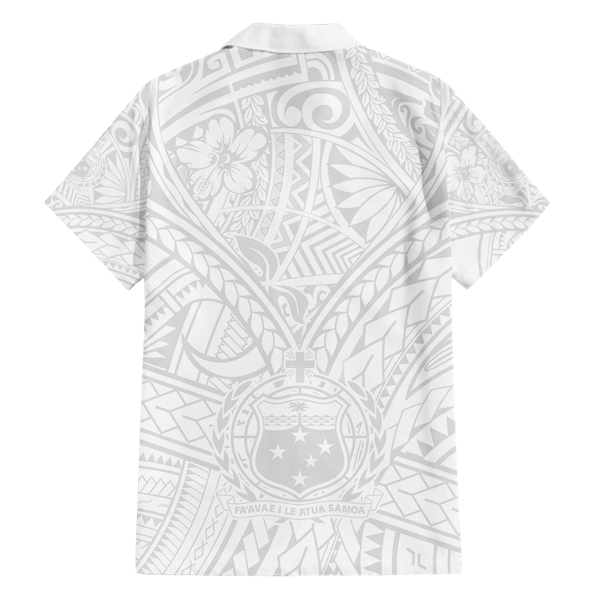 Samoa Lotu Tamaiti Family Matching Summer Maxi Dress and Hawaiian Shirt Polynesian White Sunday Simple LT9 - Polynesian Pride