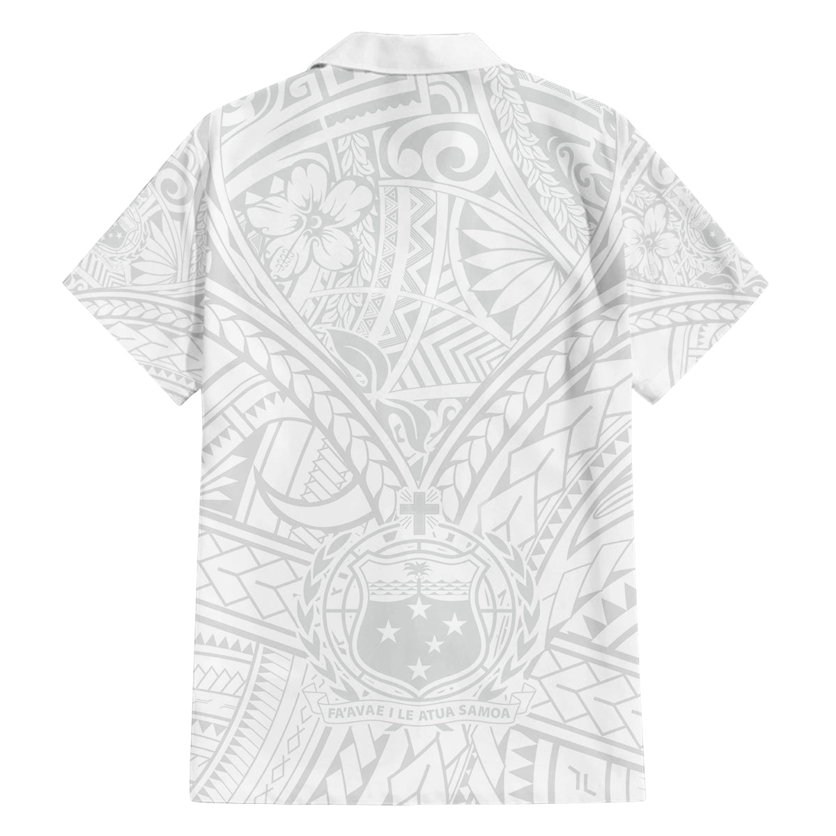 Samoa Lotu Tamaiti Family Matching Summer Maxi Dress and Hawaiian Shirt Polynesian White Sunday Simple LT9 - Polynesian Pride