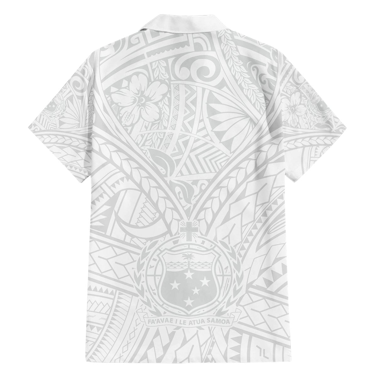 Samoa Lotu Tamaiti Hawaiian Shirt Polynesian White Sunday Simple LT9 - Polynesian Pride