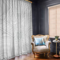 Samoa Lotu Tamaiti Window Curtain Polynesian White Sunday Simple LT9 White - Polynesian Pride
