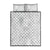 Samoa Lotu Tamait Quilt Bed Set Tropical Plant White Sunday With Polynesia Pattern LT9 White - Polynesian Pride