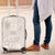 Personalised Samoa Lotu Tamait Luggage Cover Tropical Plant White Sunday With Polynesia Pattern LT9 White - Polynesian Pride