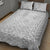 Personalised Samoa Lotu Tamait Quilt Bed Set Tropical Plant White Sunday With Polynesia Pattern LT9 - Polynesian Pride