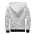 Personalised Samoa Lotu Tamait Sherpa Hoodie Tropical Plant White Sunday With Polynesia Pattern LT9 - Polynesian Pride