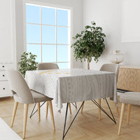 Tonga White Sunday Tablecloth Polynesian Plumeria Tribal Simple LT9 - Polynesian Pride
