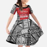 Custom Tonga Rugby Mate Ma'a Family Matching Mermaid Dress and Hawaiian Shirt Tonga XIII Make History Pacific Champions