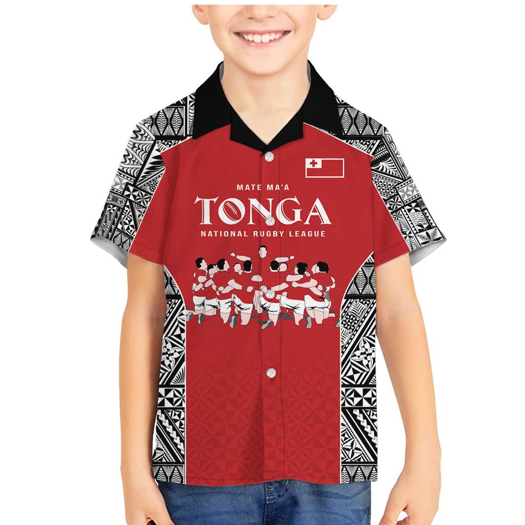 Custom Tonga Rugby Mate Ma'a Family Matching Mermaid Dress and Hawaiian Shirt Tonga XIII Make History Pacific Champions
