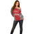 Custom Tonga Rugby Mate Ma'a Off Shoulder Sweater Tonga XIII Make History Pacific Champions