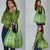 Hawaii Lei with Tribal Quilt Motif Grocery Bag