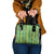 Hawaii Lei with Tribal Quilt Motif Shoulder Handbag