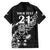 New Zealand Rugby Warrior Custom Family Matching Off Shoulder Short Dress and Hawaiian Shirt Black Fern Taniko Motif
