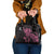 New Zealand Rugby Warrior Custom Shoulder Handbag Pink Fern Taniko Motif