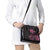 New Zealand Rugby Warrior Custom Shoulder Handbag Pink Fern Taniko Motif