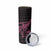New Zealand Rugby Warrior Custom Skinny Tumbler Pink Fern Taniko Motif