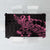 New Zealand Rugby Warrior Custom Tablecloth Pink Fern Taniko Motif