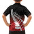 Red Silver Fern Spirit Taniko Tukutuku Personalised Hawaiian Shirt