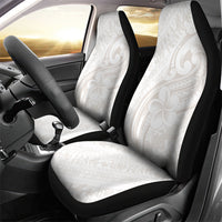 Hawaii Plumeria Lokelani Pikake Lei Car Seat Cover Sandy Beige Polynesian Tattoo