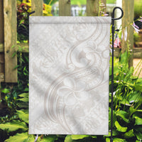 Hawaii Plumeria Lokelani Pikake Lei Garden Flag Sandy Beige Polynesian Tattoo