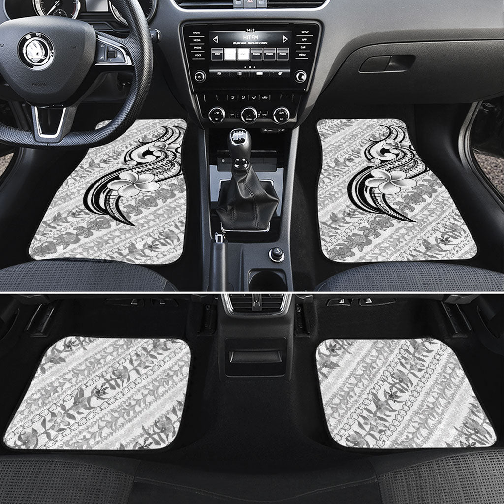 Hawaii Plumeria Lokelani Pikake Lei Car Mats Ele'ele Polynesian Tattoo