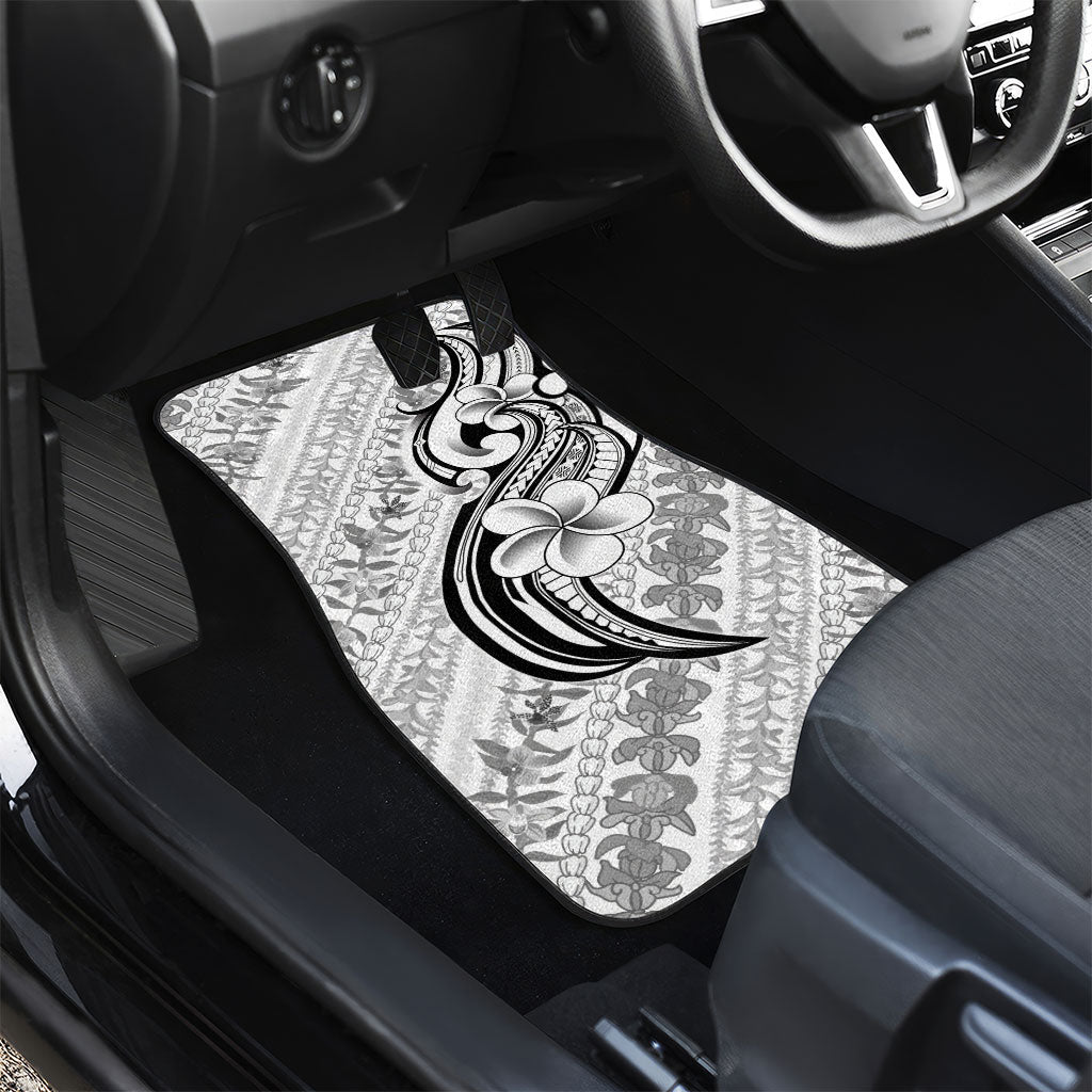 Hawaii Plumeria Lokelani Pikake Lei Car Mats Ele'ele Polynesian Tattoo