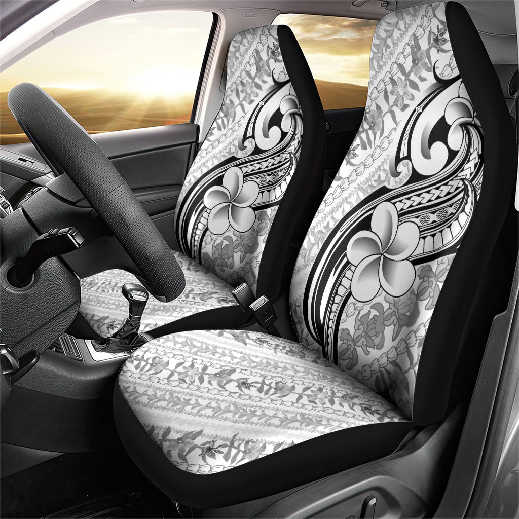 Hawaii Plumeria Lokelani Pikake Lei Car Seat Cover Ele'ele Polynesian Tattoo