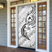 Hawaii Plumeria Lokelani Pikake Lei Door Cover Ele'ele Polynesian Tattoo