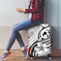 Hawaii Plumeria Lokelani Pikake Lei Luggage Cover Ele'ele Polynesian Tattoo LT9 - Polynesian Pride