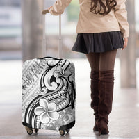 Hawaii Plumeria Lokelani Pikake Lei Luggage Cover Ele'ele Polynesian Tattoo LT9 - Polynesian Pride