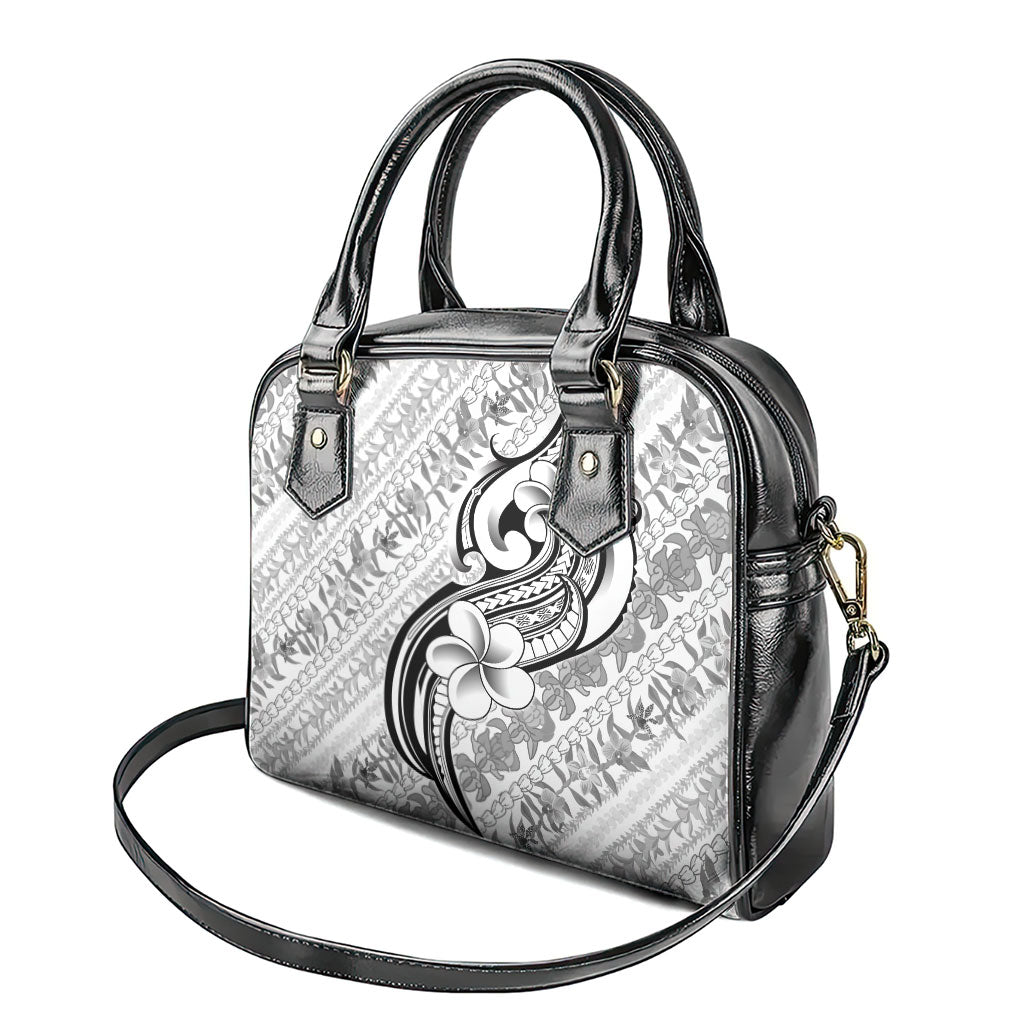 Hawaii Plumeria Lokelani Pikake Lei Shoulder Handbag Ele'ele Polynesian Tattoo
