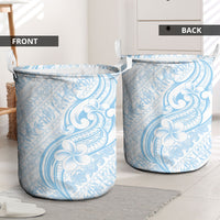 Hawaii Plumeria Lokelani Pikake Lei Laundry Basket Uliuli Polynesian Tattoo