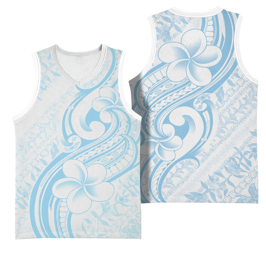 Hawaii Plumeria Lokelani Pikake Lei Basketball Jersey Uliuli Polynesian Tattoo