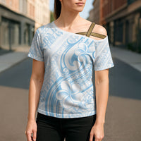 Hawaii Plumeria Lokelani Pikake Lei Cross Shoulder Shirt Uliuli Polynesian Tattoo