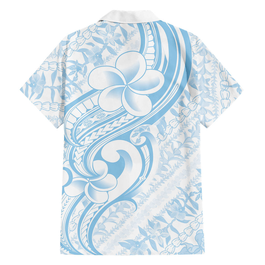 Hawaii Plumeria Lokelani Pikake Lei Family Matching Tank Maxi Dress and Hawaiian Shirt Uliuli Polynesian Tattoo LT9 - Polynesian Pride
