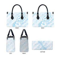 Hawaii Plumeria Lokelani Pikake Lei Leather Bag Uliuli Polynesian Tattoo