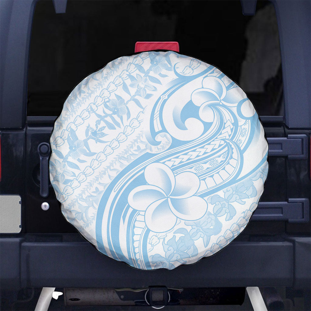 Hawaii Plumeria Lokelani Pikake Lei Spare Tire Cover Uliuli Polynesian Tattoo