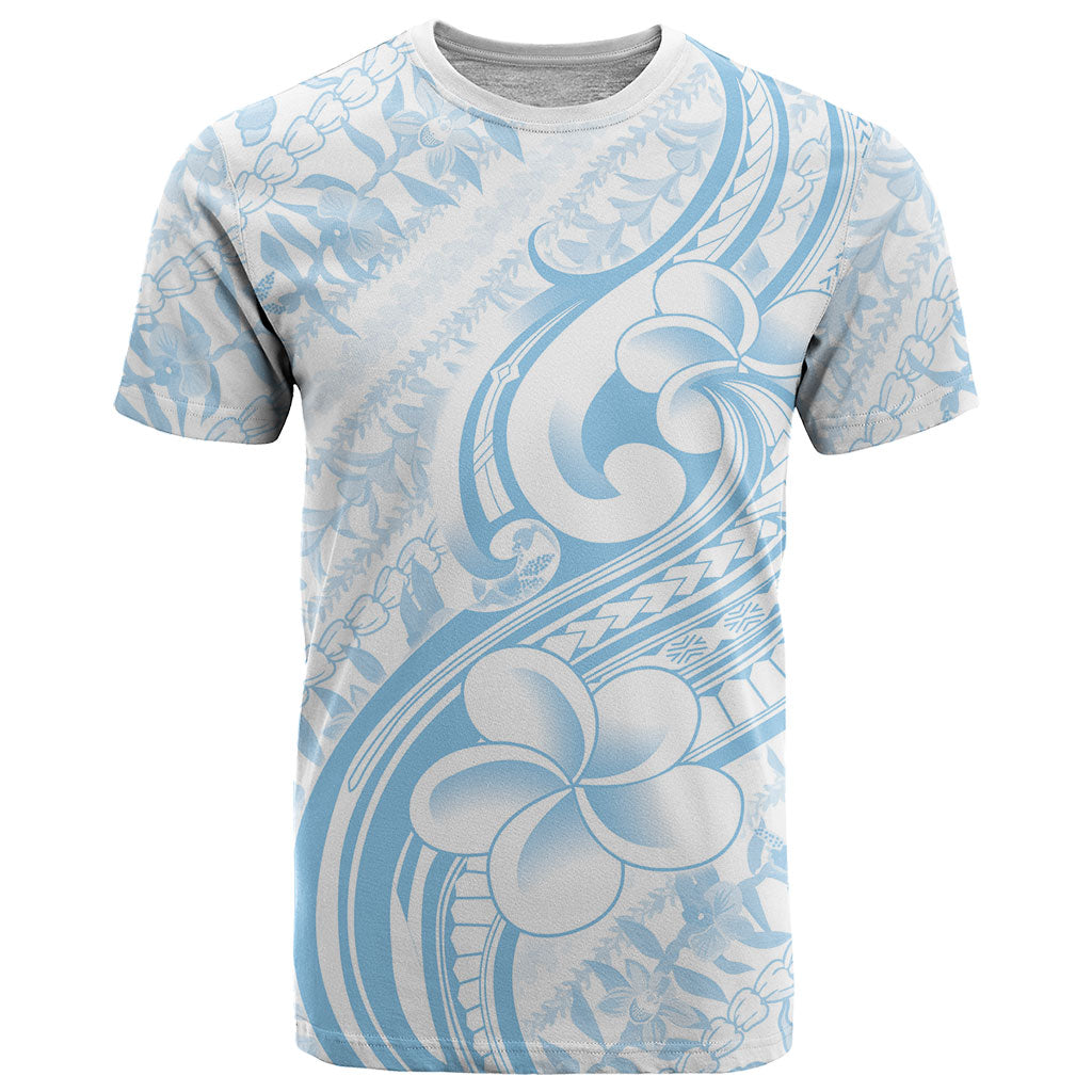 Hawaii Plumeria Lokelani Pikake Lei T Shirt Uliuli Polynesian Tattoo