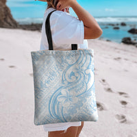 Hawaii Plumeria Lokelani Pikake Lei Tote Bag Uliuli Polynesian Tattoo LT9 - Polynesian Pride