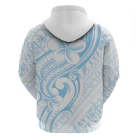 Hawaii Plumeria Lokelani Pikake Lei Zip Hoodie Uliuli Polynesian Tattoo