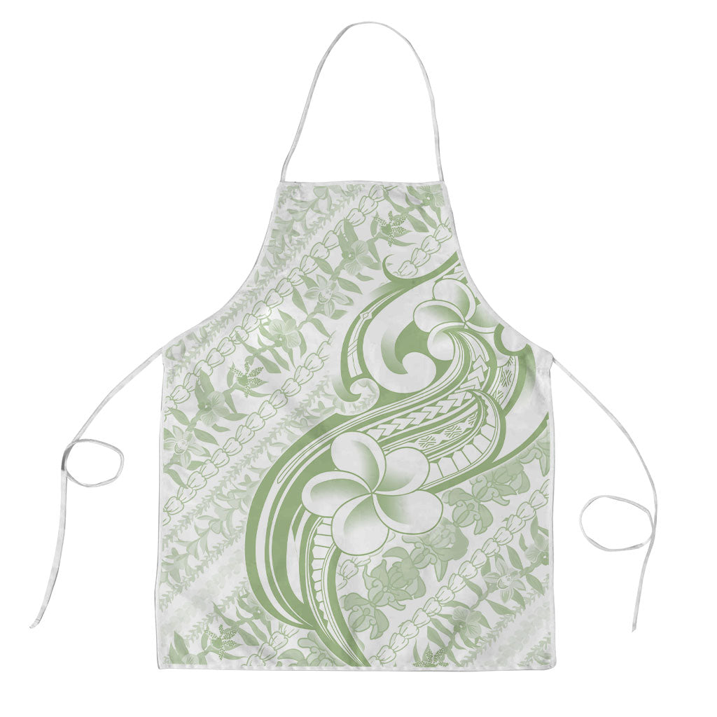 Hawaii Plumeria Lokelani Pikake Lei Apron Oma'oma'o Polynesian Tattoo