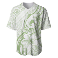Hawaii Plumeria Lokelani Pikake Lei Baseball Jersey Oma'oma'o Polynesian Tattoo