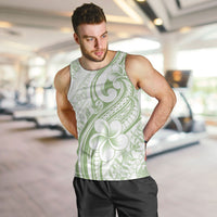 Hawaii Plumeria Lokelani Pikake Lei Men Tank Top Oma'oma'o Polynesian Tattoo