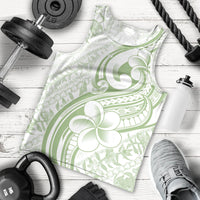 Hawaii Plumeria Lokelani Pikake Lei Men Tank Top Oma'oma'o Polynesian Tattoo