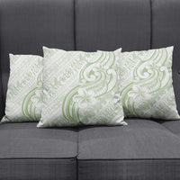 Hawaii Plumeria Lokelani Pikake Lei Pillow Cover Oma'oma'o Polynesian Tattoo LT9 - Polynesian Pride