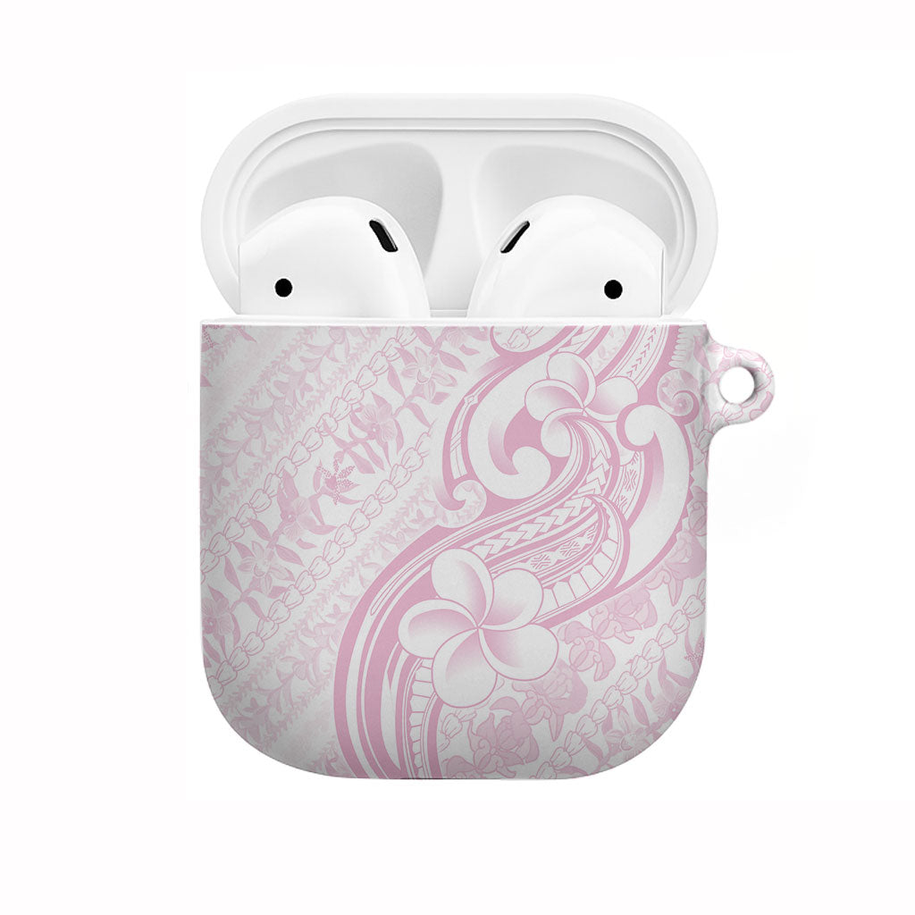Hawaii Plumeria Lokelani Pikake Lei AirPods Case Poni Mama Polynesian Tattoo