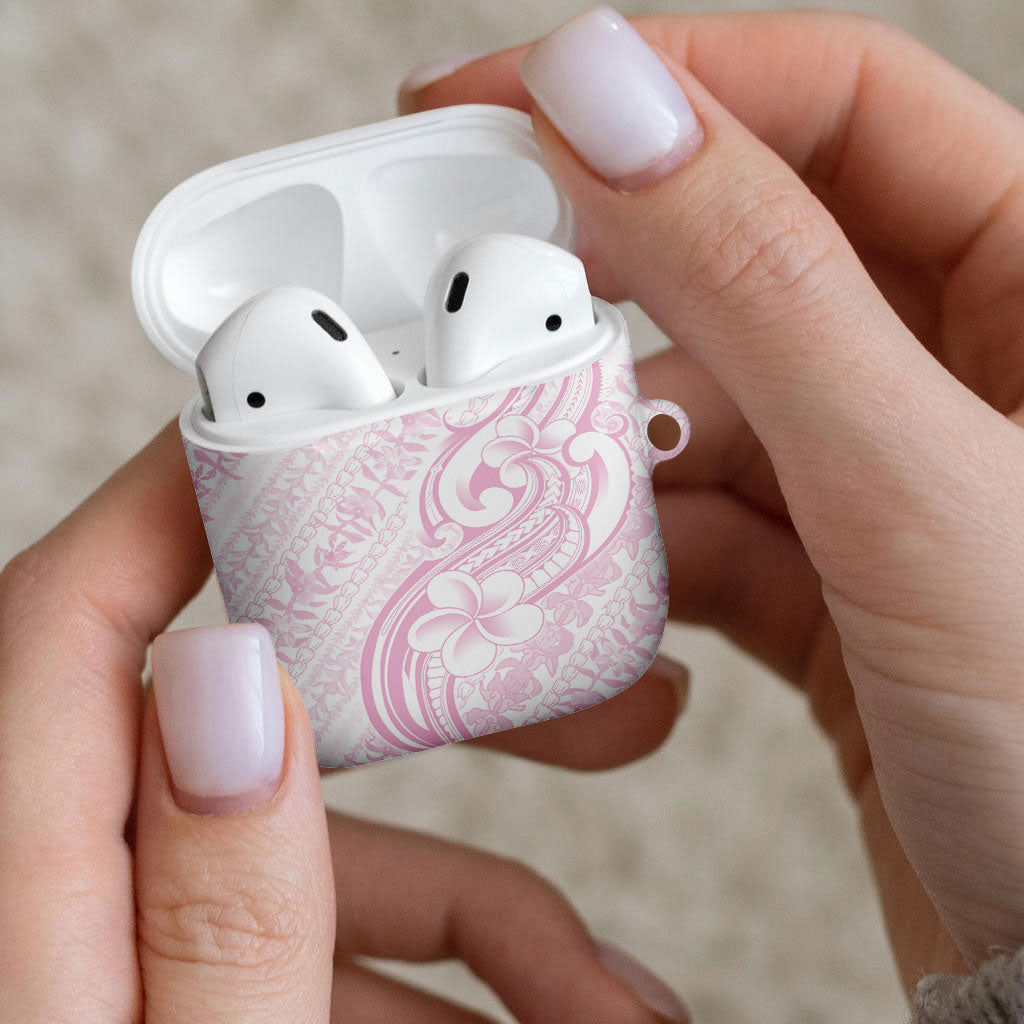 Hawaii Plumeria Lokelani Pikake Lei AirPods Case Poni Mama Polynesian Tattoo