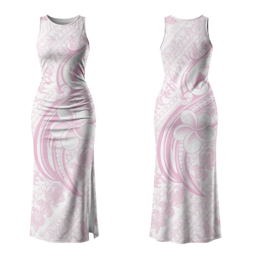 Hawaii Plumeria Lokelani Pikake Lei Couples Matching Tank Maxi Dress and Long Sleeve Button Shirt Poni Mama Polynesian Tattoo LT9 - Polynesian Pride