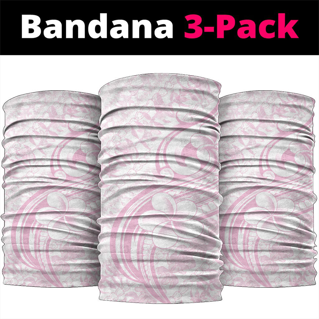 Hawaii Plumeria Lokelani Pikake Lei Neck Gaiter Poni Mama Polynesian Tattoo
